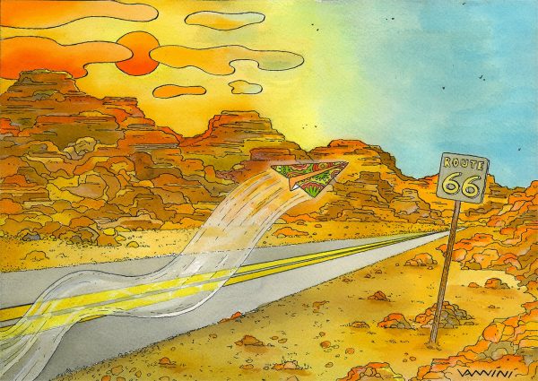 On the road